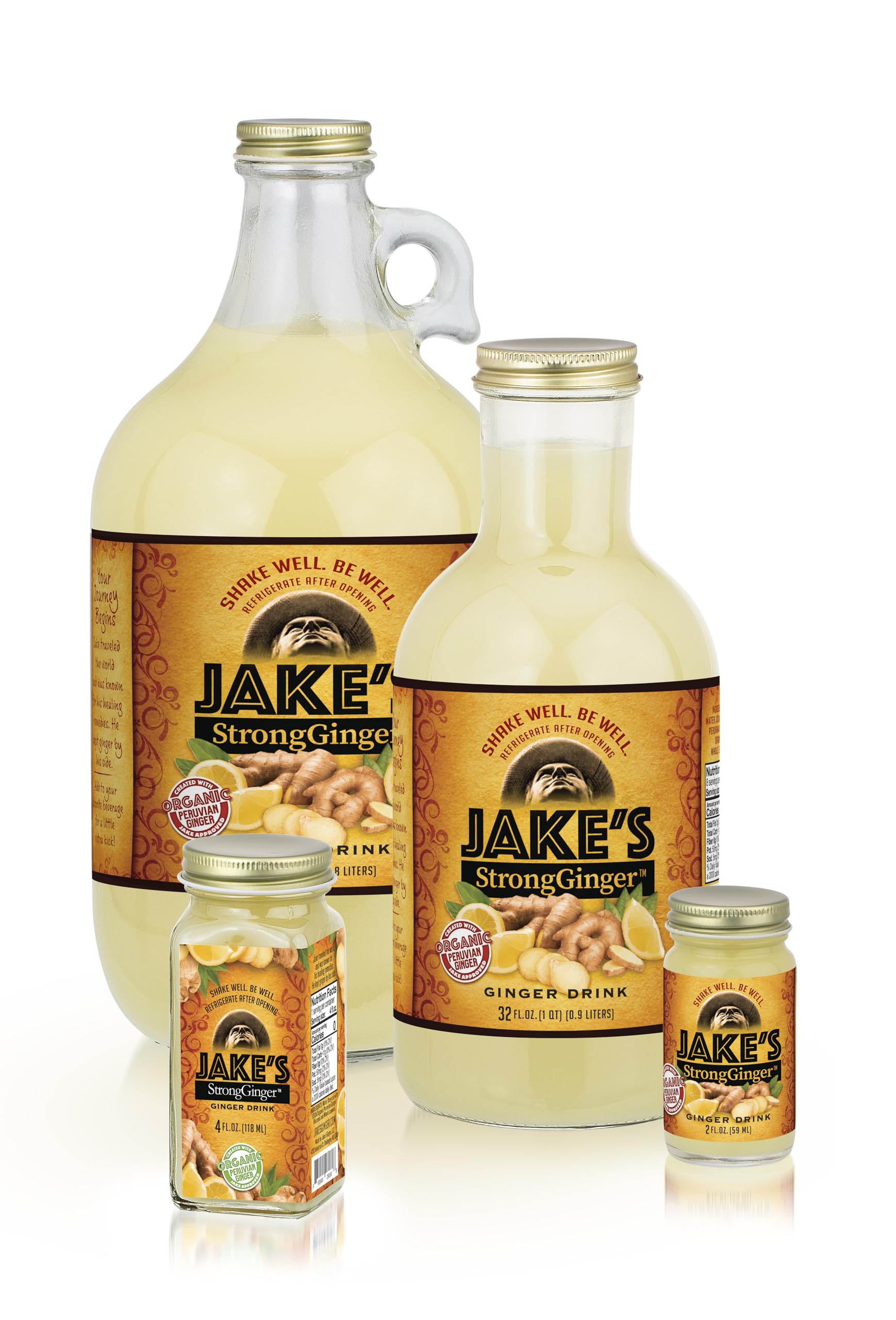 Jake's Strong Ginger 64oz Bottle