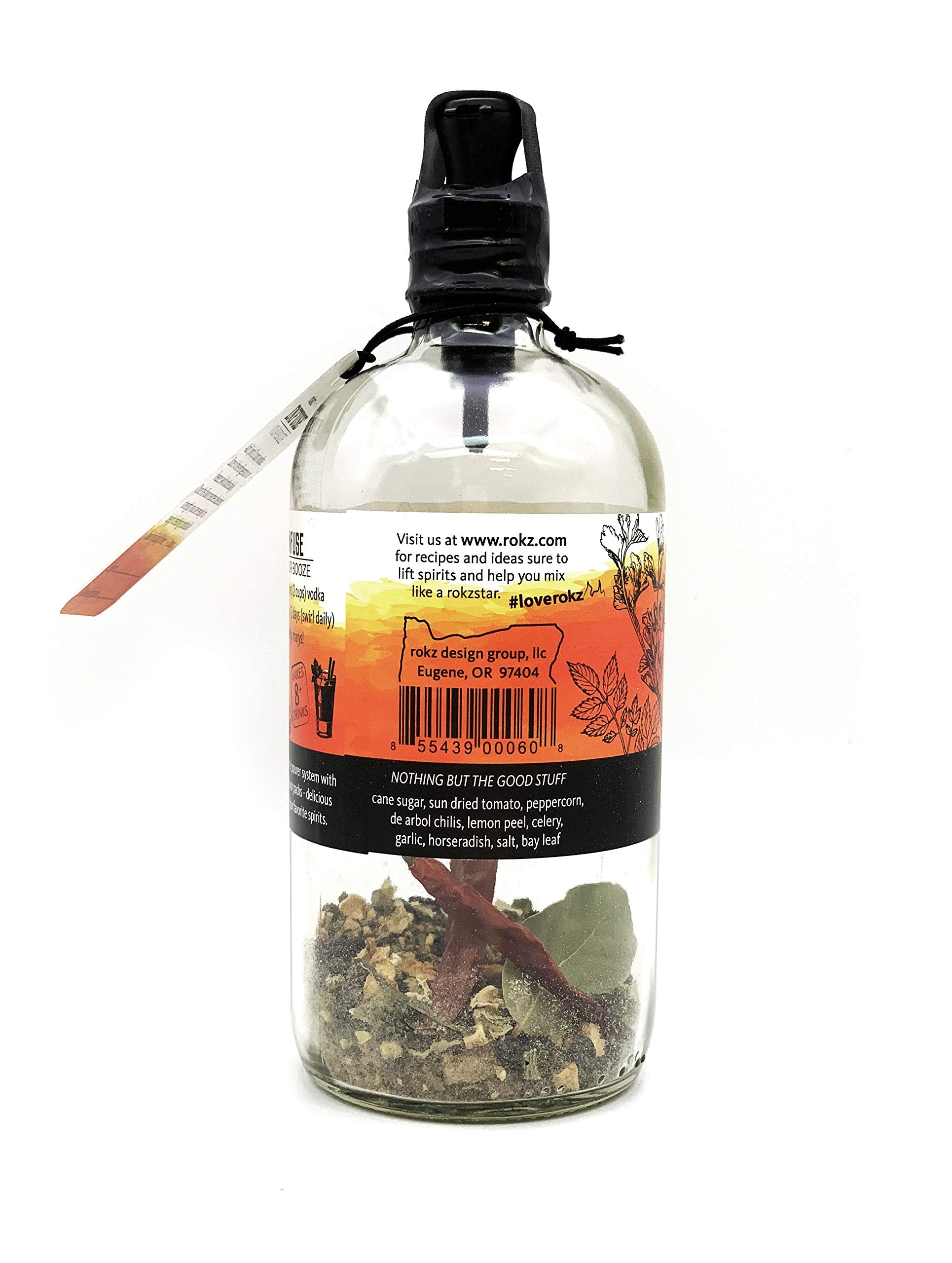 rokz Bloody Mary Spirit Infusion Bottle for Cocktails, 16 Ounce