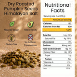 Dry Roasted Pepitas/Pumpkin Seeds with Himalayan Salt (2 Lbs.) - Roasted to Perfection in Small Batches for Added Freshness - Vegan & Keto Friendly