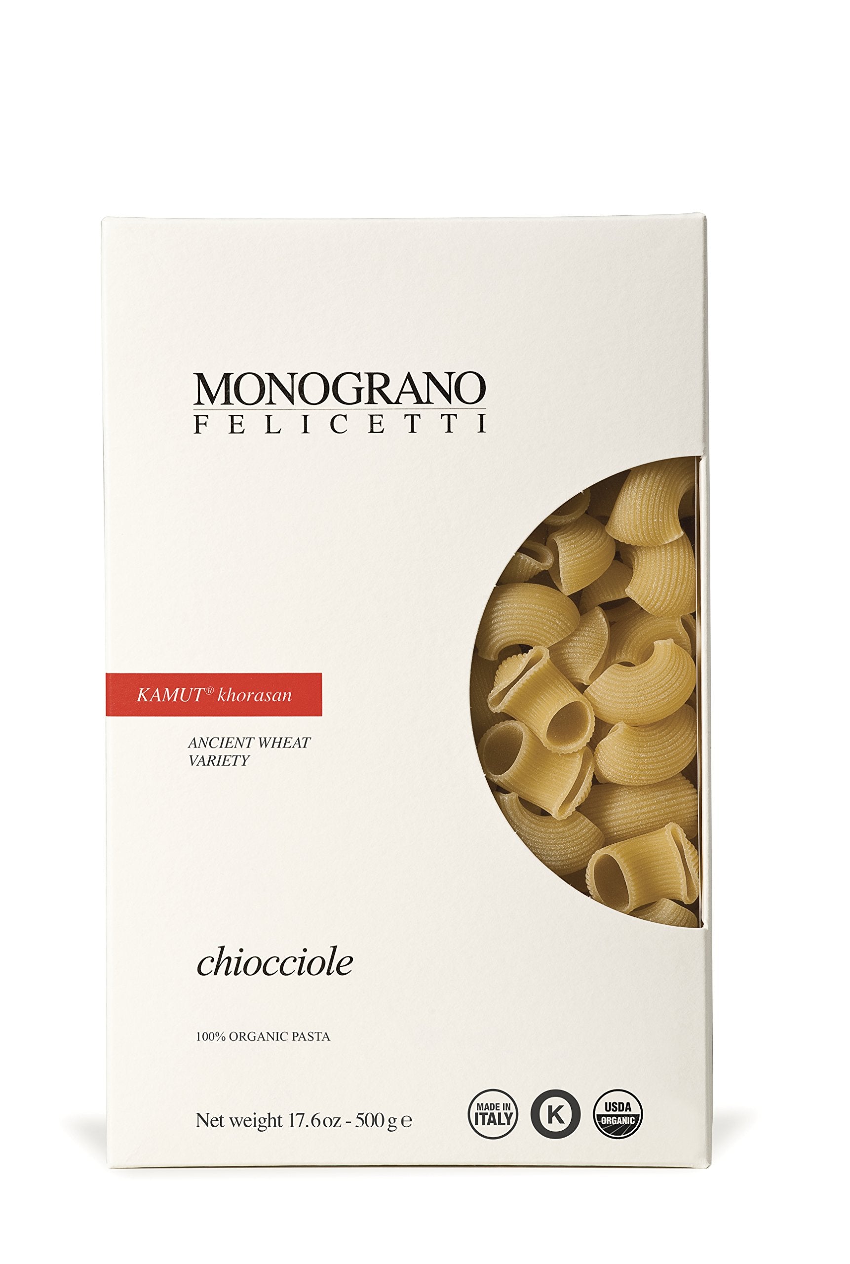 Felicetti Monograno Organic Chiocciole Kamut Pasta, 1.1 lb