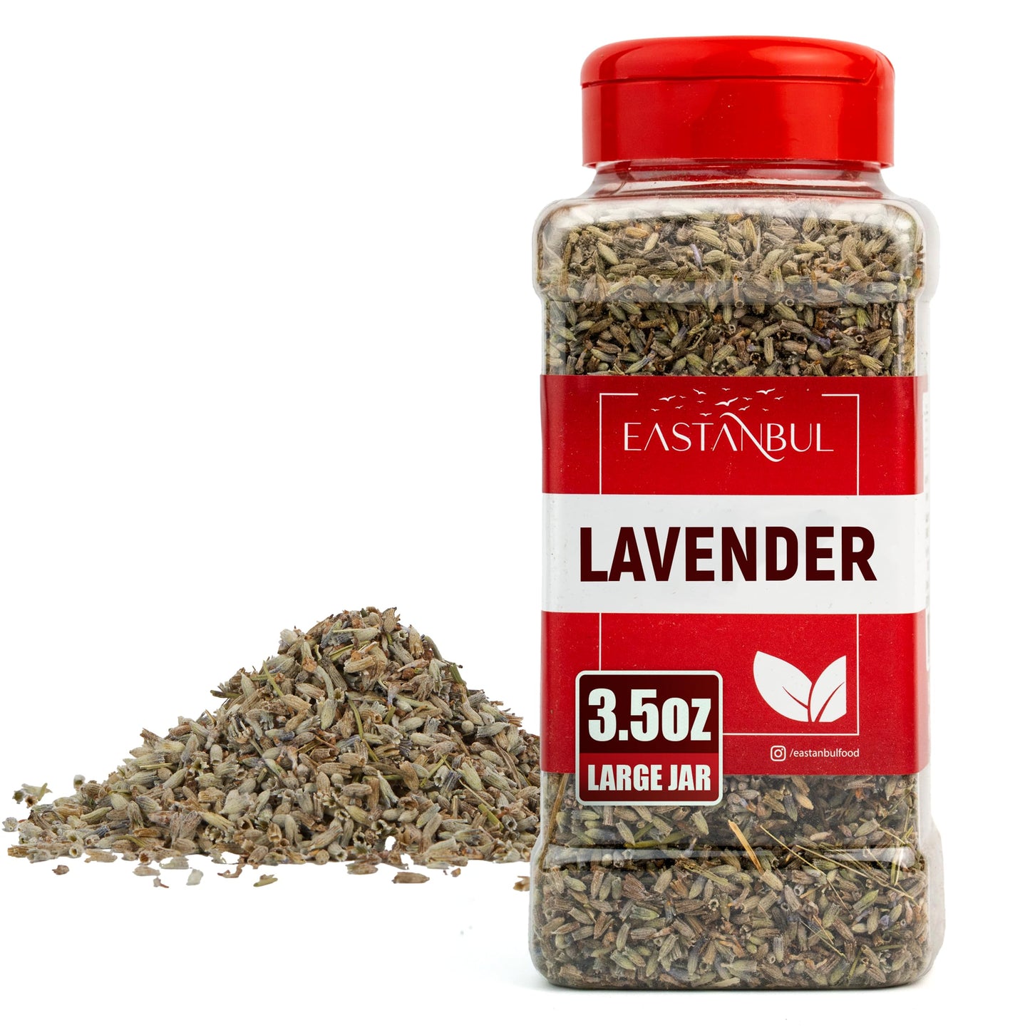 Eastanbul Dried Lavender Flowers, 3.5oz, Culinary Lavender, Food Grade Buds For Cooking, Tea Loose Leaf, Herb For Baking & More, Edible, Dried, Pure