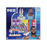 PEZ Candy Space Jam Gift Set, Bugs Bunny & Lebron James Dispensers & Six Pack Of Candy