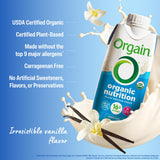 Orgain Organic Nutritional Vegan Protein Shake, Vanilla Bean - 16g Plant Based Protein, Meal Replacement, 21 Vitamins & Minerals, Fruits & Vegetables