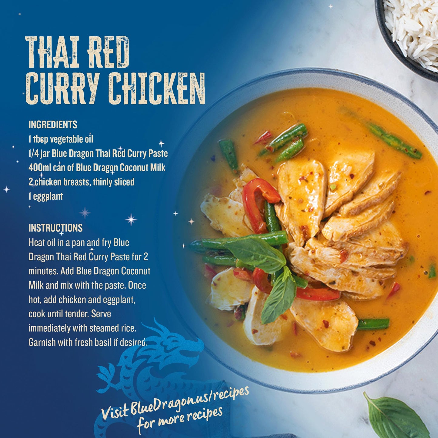 Blue Dragon Thai Red Curry Paste - 9.9oz Jar (Pack of 3) - No Artificial Flavors - Made w/ Red Chilies, Kaffir Lime Leaves & Lemongrass - Authentic