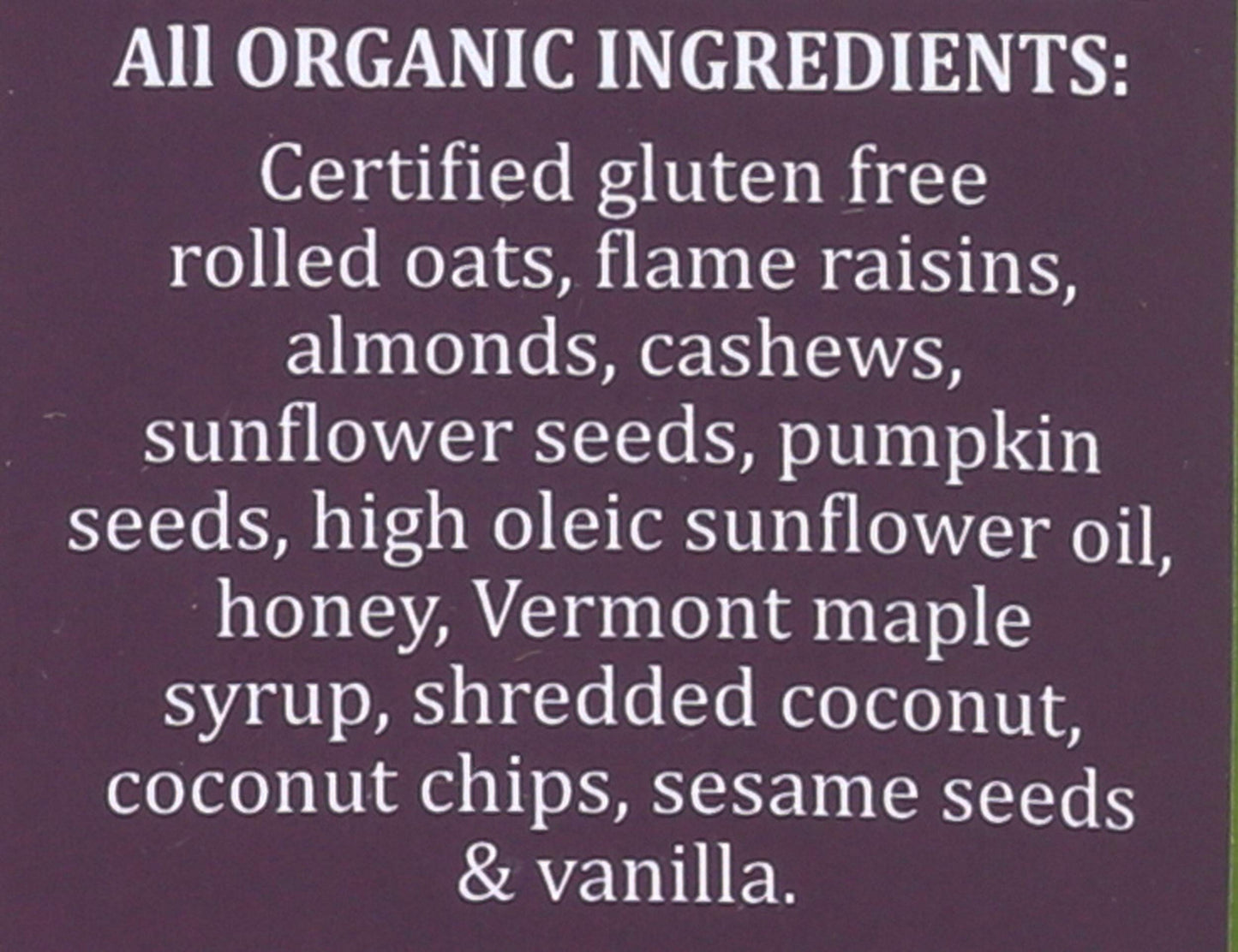 Back Roads, Granola Gluten Free Organic, 12 Ounce