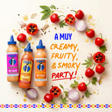 Tari Hot Sauce - Rocoto Pepper Variety Pack - Aji Rocoto + Smoky Heat + Tropical Kick - 11.8oz each (3Pk)