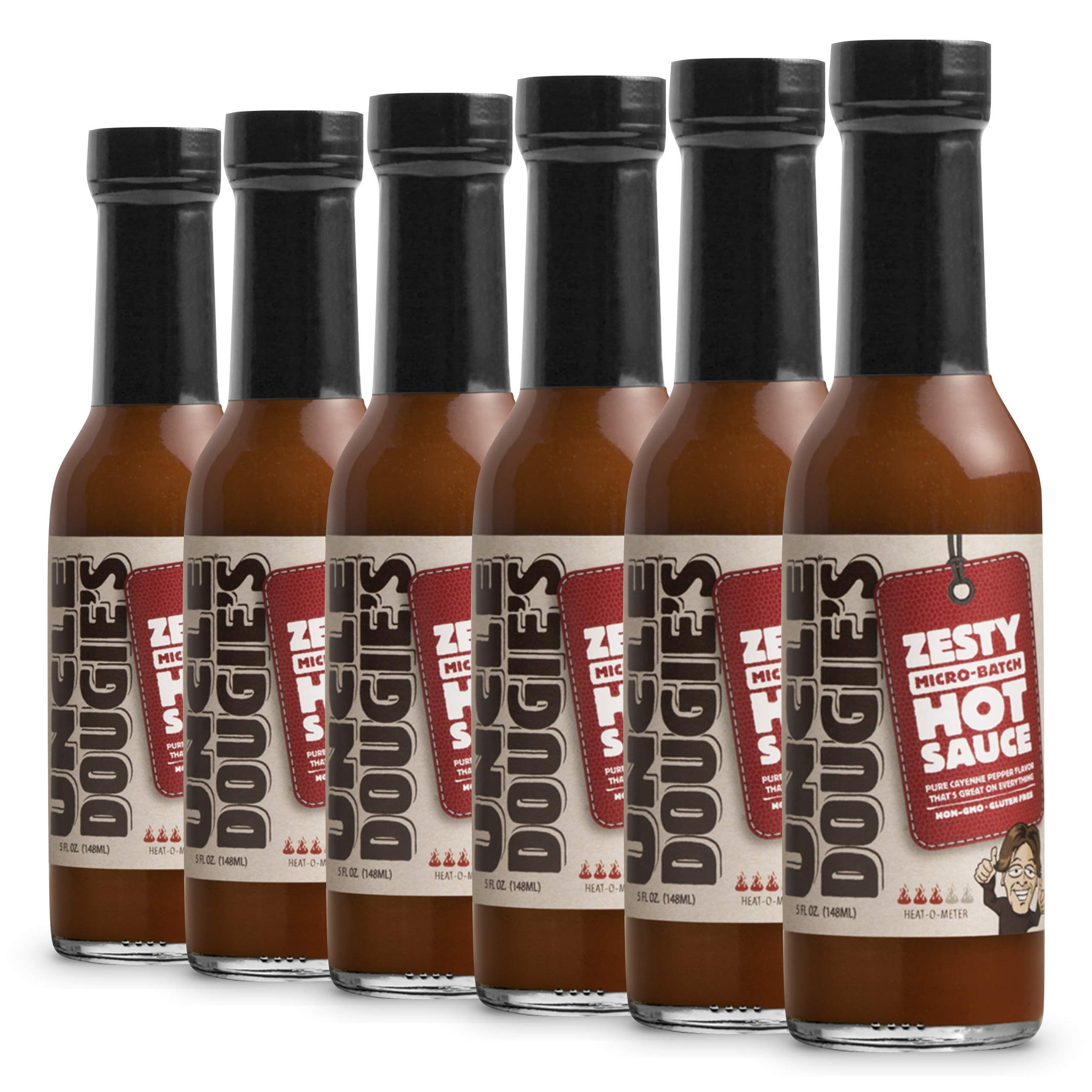 Uncle Dougie's Zesty Hot Sauce - Pack of 6…