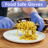 INNOVATIVE HAUS Indigo Nitrile Exam Gloves. Powder Free, Latex Free, Disposable. Ideal for Medical, Food Handling, Cleaning. Extra Large - 100 Pack