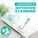 Scotch-Brite Scrub & Drop Toilet Cleaning System Refills, Dissolvable Toilet Bowl Cleaner Scrub Pad Tablets, 6 Disposable Refills