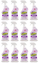 OdoBan Ready-to-Use Disinfectant and Odor Eliminator, Set of 12 Spray Bottles, 32 Ounces Each, Lavender Scent