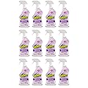OdoBan Ready-to-Use Disinfectant and Odor Eliminator, Set of 12 Spray Bottles, 32 Ounces Each, Lavender Scent