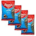 Laima Chocolate Covered Almond Praline Candy with Wafers, 160 g Bag (Pack of 4), L?c?tis ?epain?tis (Bear Paw)