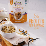 Oatsome Vanilla Almond Granola, Gluten Free, Non-GMO, 5g Protein, Made with Whole Grain Organic Oats, Honey, Almonds, & Vanilla, for Protein Snacks