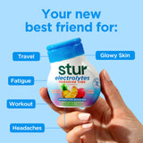 Stur Paradise Vibe with Electrolytes, Zero Sugar Liquid Water Enhancer, 1.62 fl oz bottle (Pack of 5)
