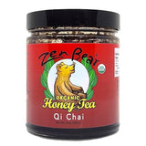 Zen Bear Organic Qi Chai Honey Tea - Rich India-Inspired Flavor Infused with Premium Black Tea, Cinnamon, Cardamom, Cloves, and Black Pepper