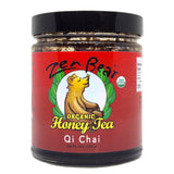 Zen Bear Organic Qi Chai Honey Tea - Rich India-Inspired Flavor Infused with Premium Black Tea, Cinnamon, Cardamom, Cloves, and Black Pepper