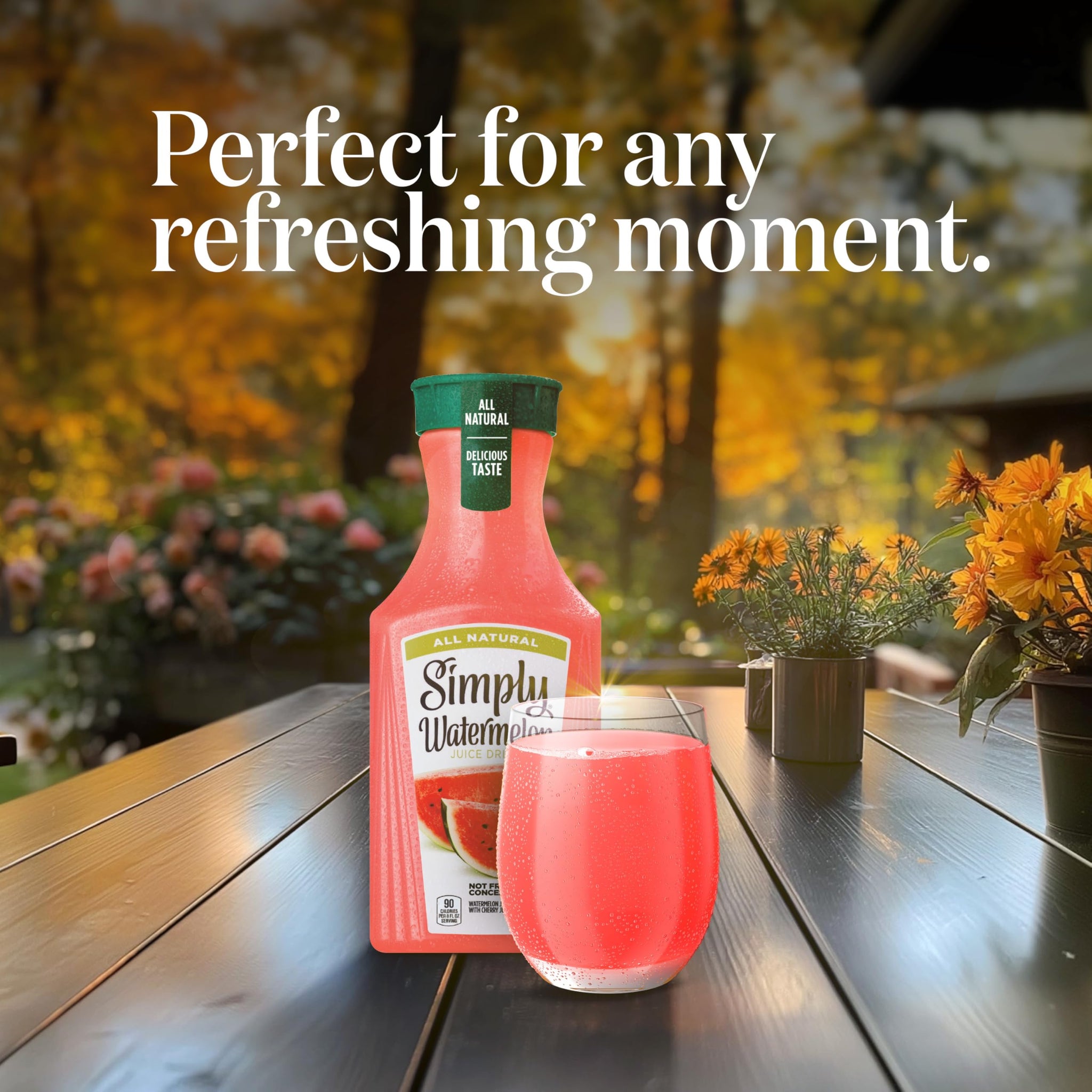 Simply, Watermelon Juice Drink, 52 Fl Oz Bottle