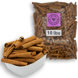 10 Lbs Cinnamon Sticks Bulk - 2.75” Bag of Canela en Rama by Despensa Colombiana - Decorative 10 lbs Canela Sticks for Cocktails, Baking and Flavoring