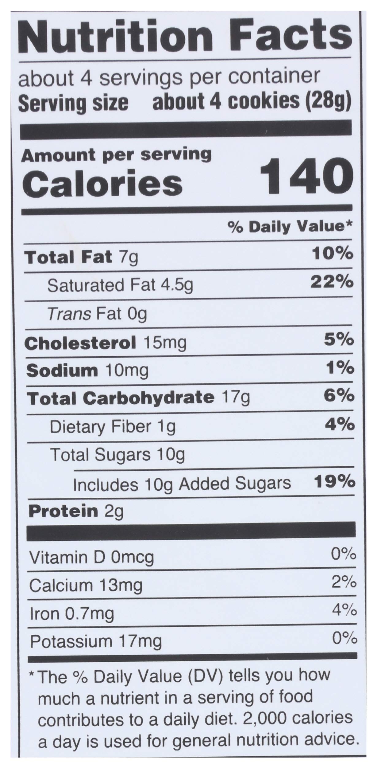 Audreys Chia Chia Chocolate Chip Cookies, 4 OZ
