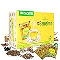 SAMAHAN Ayurvedic Herbal Tea Packets - Sri Lankan Ceylon Blend with 14 Natural Herbs Including Ginger, Black Pepper & More, Herbal Tea Bags