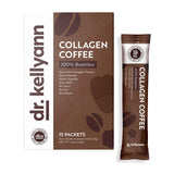Dr. Kellyann Grass-Fed Collagen Instant Coffee (15 Packets) - Keto & Paleo Friendly - Sugar free, Dairy free, Grain Free - Brazilian Collagen