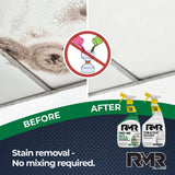 RMR Complete Mold & Mildew Stain Eraser System - No-Scrub Tub & Tile Cleaner + Instant Mold & Mildew Stain Remover Spray, Indoor/Outdoor Bathroom