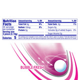 Mentos Always White Bubble Fresh Sugar Free Gum with Xylitol Sweetener, 100 Count Bottle, 4 Bottles
