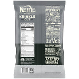 Kettle Brand Potato Chips, Krinkle Cut, Salt & Ground Pepper Kettle Chips, Party Size, 13 Oz