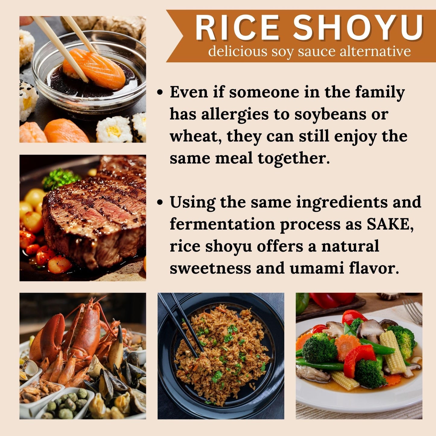Umami Shoyu - Rice Shoyu, Soy Sauce Alternative 5.07oz (150 ml)