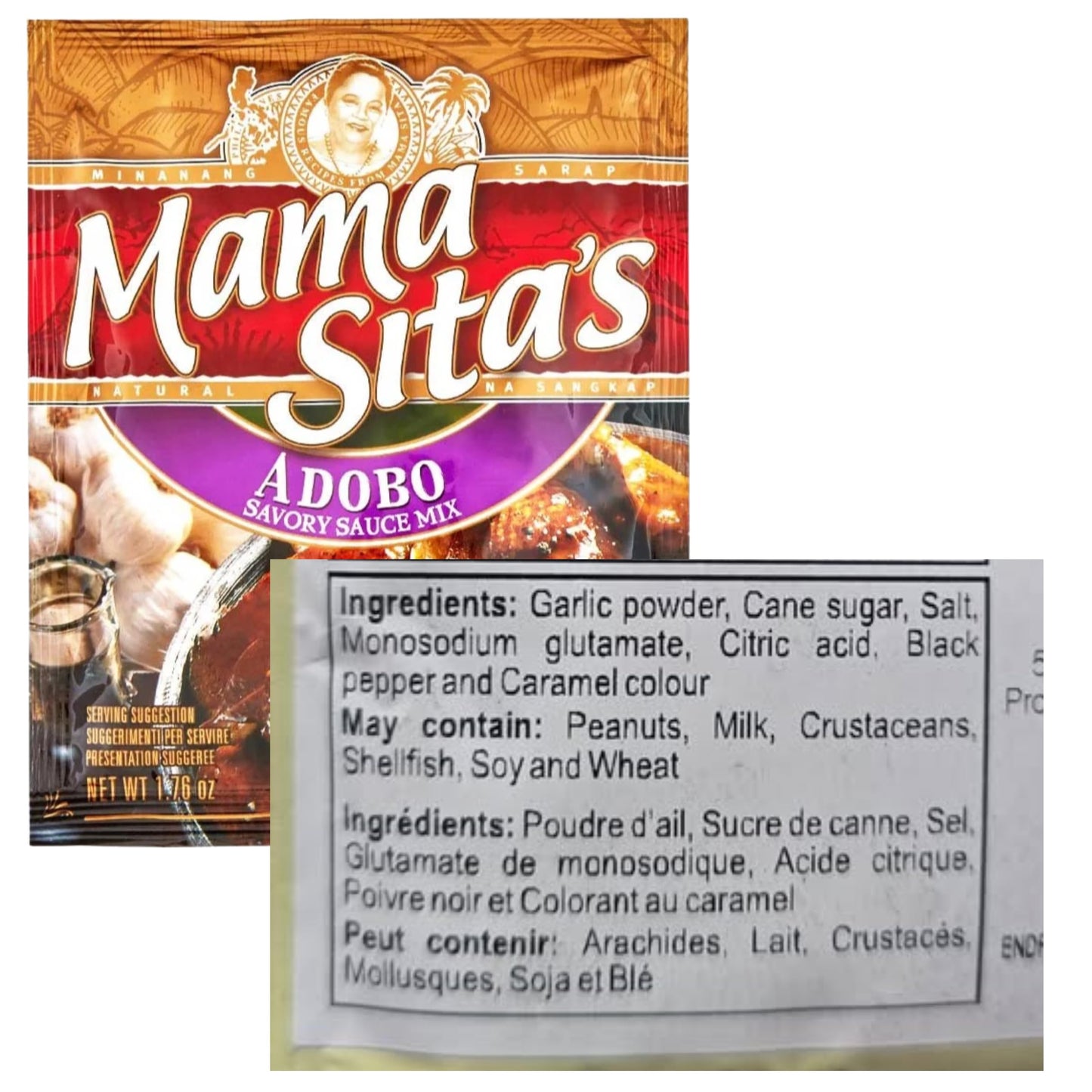 Mama Sita's Adobo (Savory Sauce Mix) - 1.76o Ounce (Pack of 3)