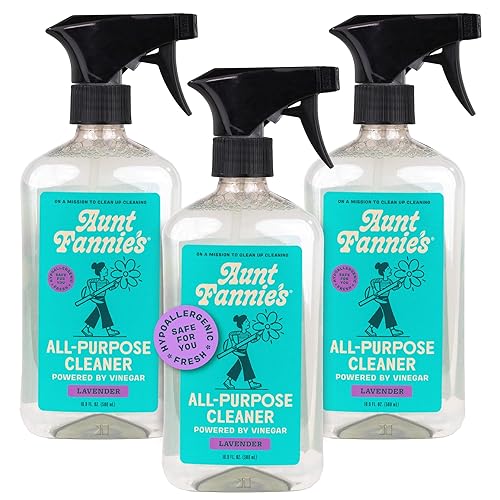 Aunt Fannie's All Purpose Household Cleaner, Multi-surface Spray, Powered by Vinegar for Kitchen, Bath, Windows and Countertops, Lavender Scent (Pack