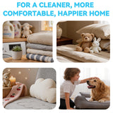 12 Pack Pet Hair Remover for Laundry, Reusable Dog & Cat Hair Catcher, Washer & Dryer Safe Laundry Balls, Anti-Tangle Design, Helps Remove Lint & Fur