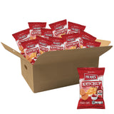 Herr's Ketchup Ripple Potato Chips Sample Pack (Pack of 12, 1 Ounce Bags) - Bold and Tangy Ketchup-Flavored Chips - Fun for Snacking and Sharing