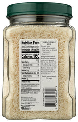 RiceSelect Organic Jasmati Rice, Premium Long Grain Organic American Jasmine Rice for Asian-Inspired Recipes, Gluten-Free, Non-GMO, Kosher, 32oz Jar (Pack of 1)