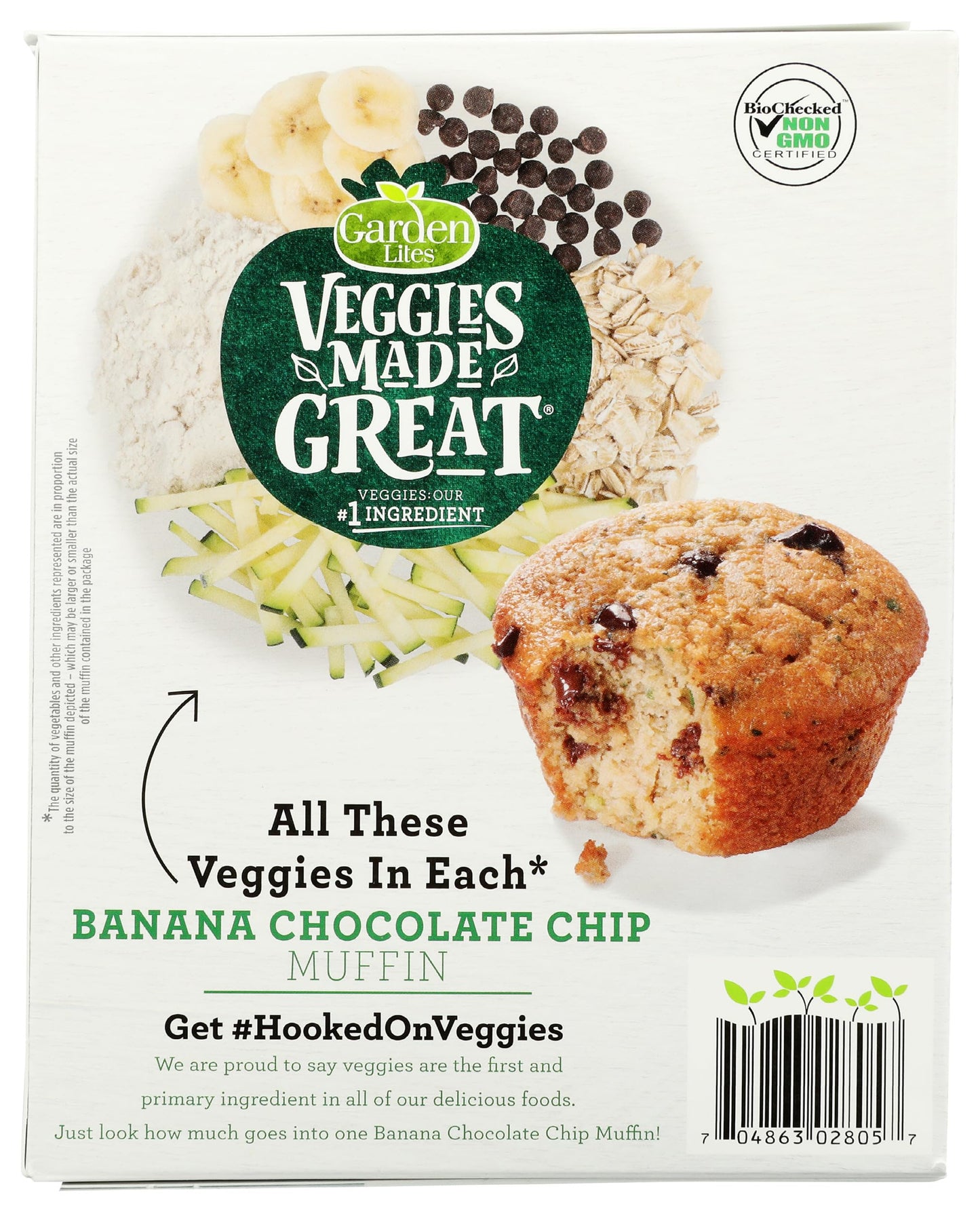 DUTCH MASTER Garden Lites Muffin Vegi Zucchini Banana, 8 oz