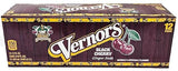 Vernors ginger ale (soda) Black Cherry flavored soda pop, 12-fluid ounce cans, 12-count fridge pack