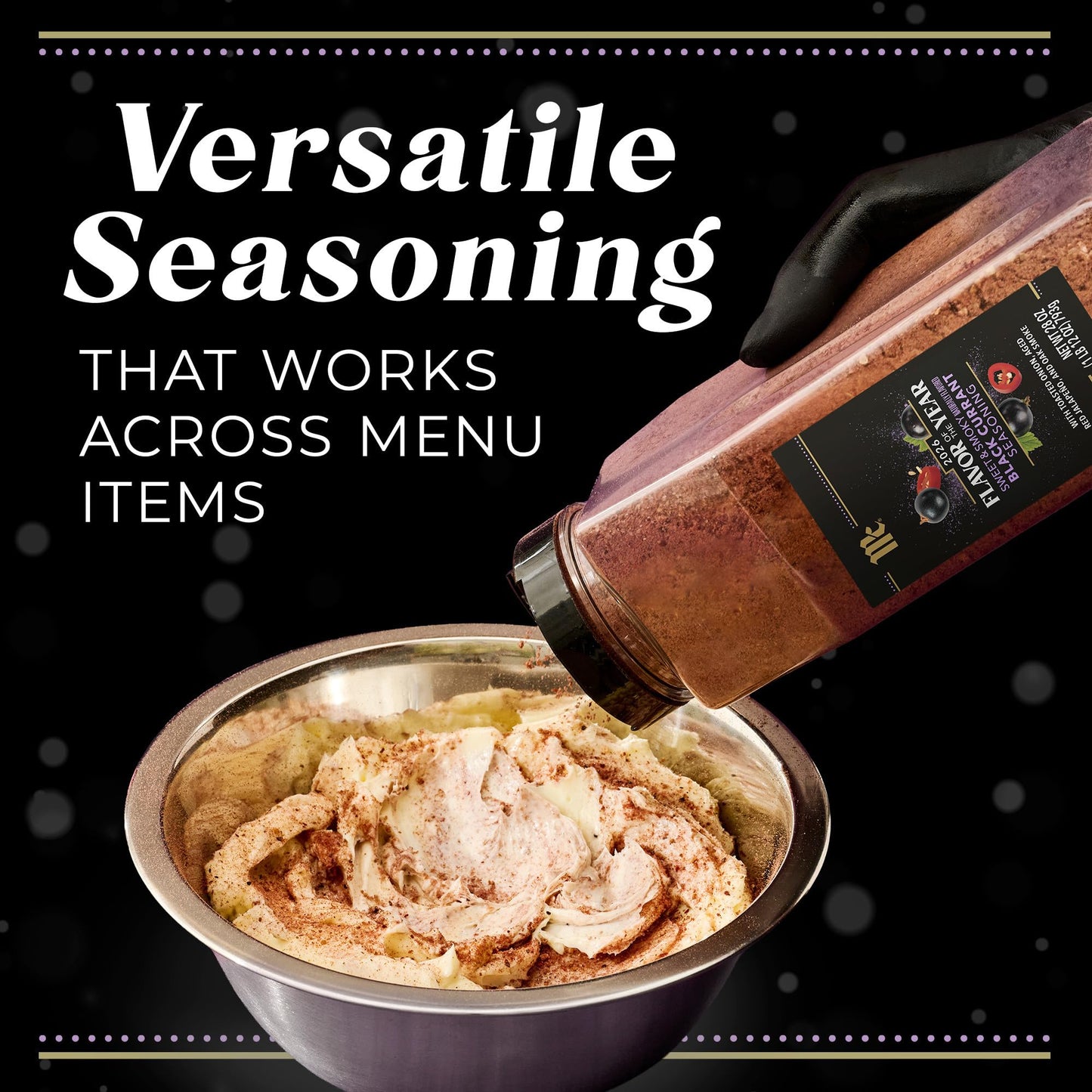 McCormick Seasoning, Black Currant, Sweet & Smoky, 2026 Flavor of the Year, Made for Chefs, Sweet, Savory & Balanced Black Currant Rub, 28 oz