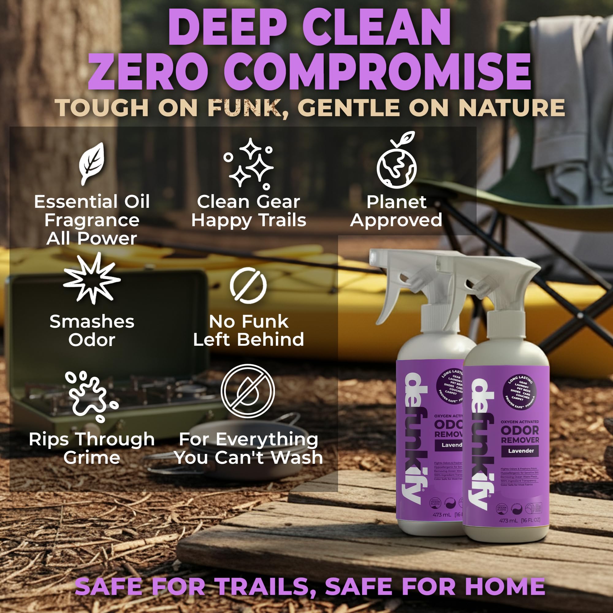 Fabric Freshener Spray, 32oz. 'Lavender' Odor Remover Spray. Shoe Deodorizer, Carpet Deodorizer, Odor Eliminator for Strong Odors Cleaning Supplies