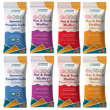 Snacks Solutions Nut & Seed Medley - Healthy Snack & Salad Topper with Plant Based Protein, Vegan & Gluten Free, Roasted Crunch, Variety Pack- 2 oz