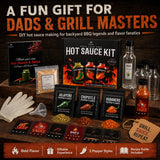 Hot Sauce Making Kit - Make Your Own Fresh Hot Sauce At Home, Gift Set