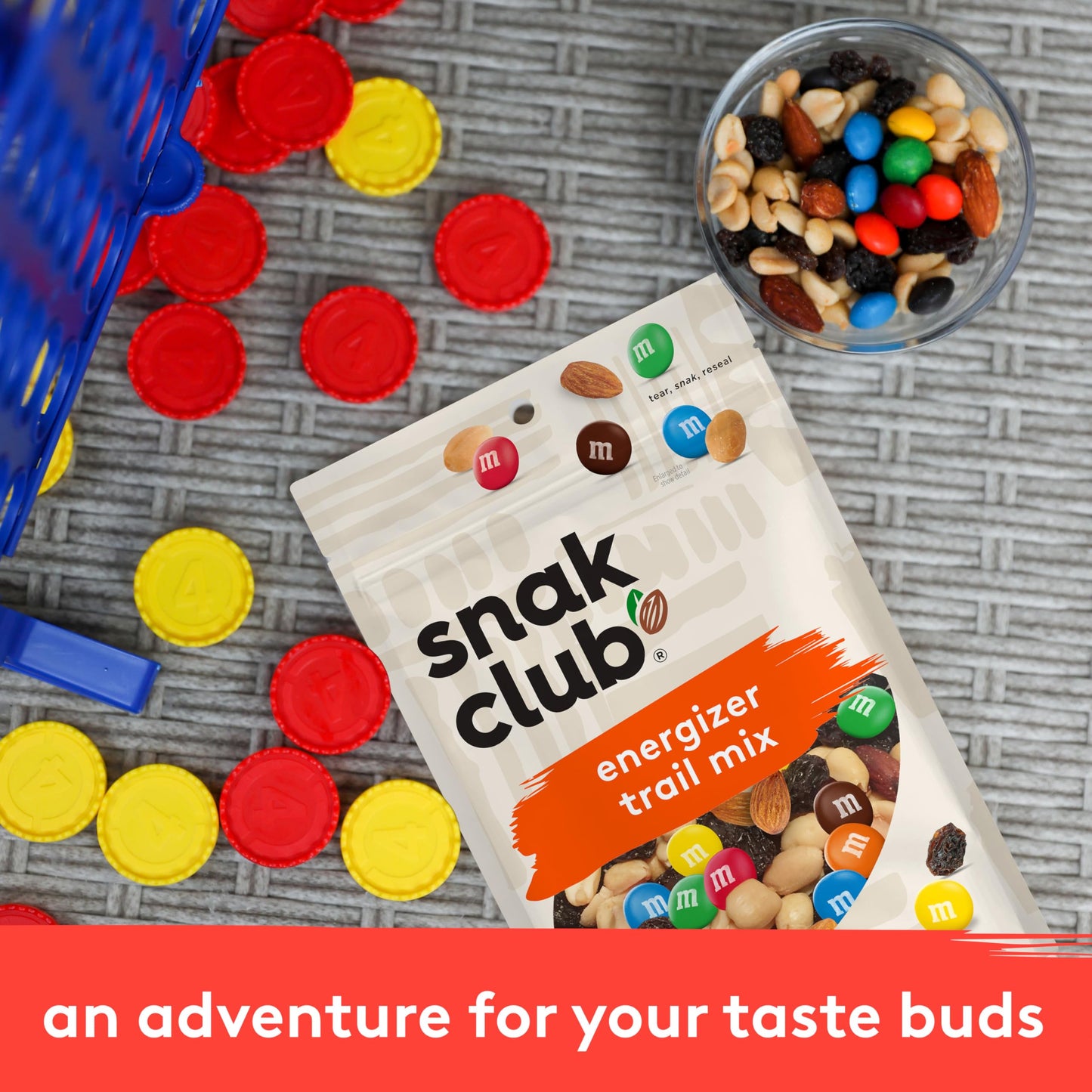 Snak Club Trail Mix Variety Pack, Protein Snacks, Includes Energizer Trail Mix, Sweet and Salty, and Peanut Butter Chocolate, 6 Pack