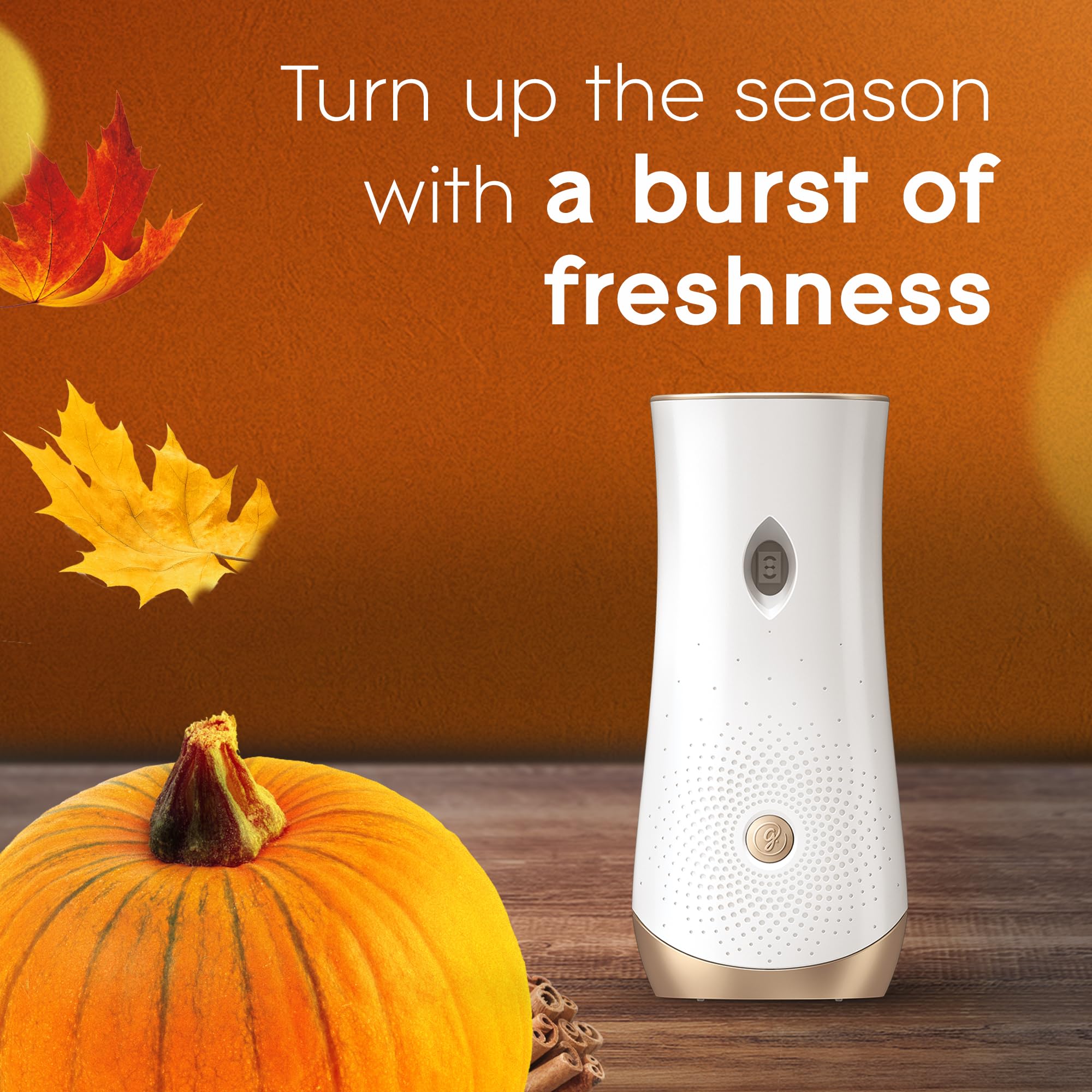 Glade Automatic Spray Refill, Air Freshener for Home and Bathroom, Golden Pumpkin & Spice, 6.2 Oz