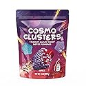 Crunchy Gummy Candy - 1.5 Pound Bag - Chewy Gummy Stars Candy with Crispy Shell - Space Candies in Berry Flavors by Cosmo Clusters for Party Favors