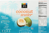 365 by Whole Foods Market, Coconut Water, 17.6 oz, (Pack Of 12)