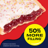 Pop-Tarts Super Stuffed Strawberry Blast Toaster Pastries, 50% More Filling, Snacks, Dessert (5 Ct)