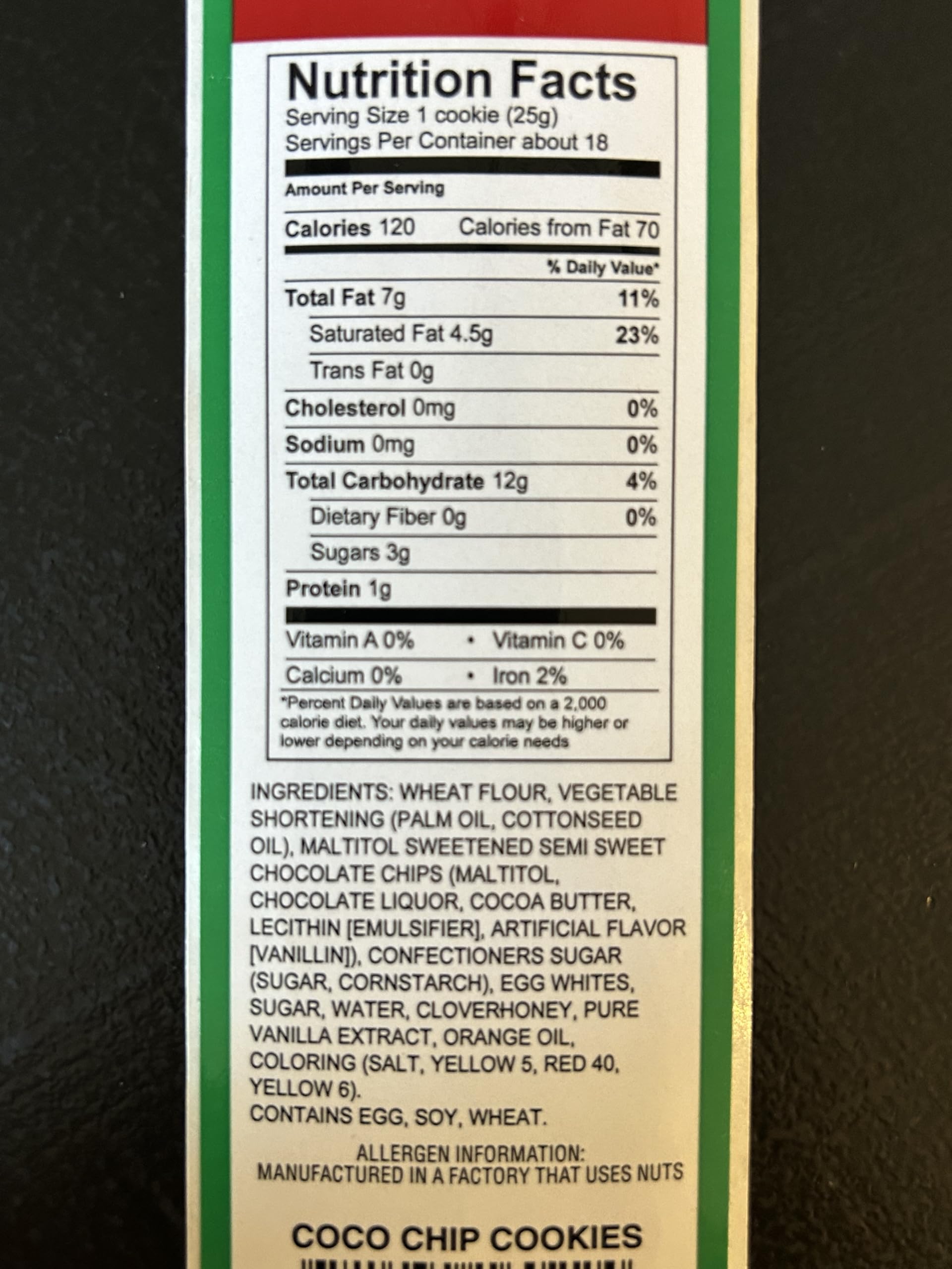 San Paolo Cookies - Coco Chip Cookies - 16oz - 2 Packs