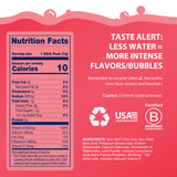 Bobelo Self-Carbonating Hydration Packets - Watermelon Citrus Flavor (15ct) | Low Calorie Electrolyte Drink Mix | Keto Friendly, Sugar Free Water