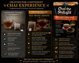 Authentic Shilajit Chai Tea - 20 Tea Bags - Black Tea with Herbal Chai Spices & Shilajit - Smooth & Aromatic - Blended & Packed in USA - InnovDuty