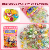 Lucky Boys Fruit Slices Candy Hard Candy Bulk 1 lb Bag of Individually Wrapped Small Candy Variety Fruity Flavors Great for Office, Reception, Buffet