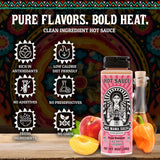 Hot Mama Salsa La Chava Lavanda - A Chili Hot Sauce with Natural Ingredient Rich in Antioxidants, Low Calorie, No Preservatives, Additives, or GMOs
